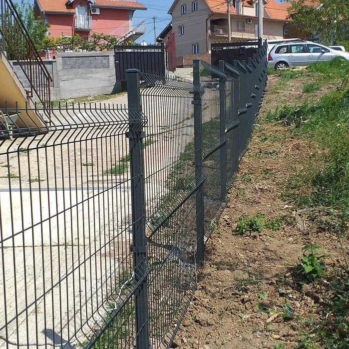 оградни пана антрацит с колове